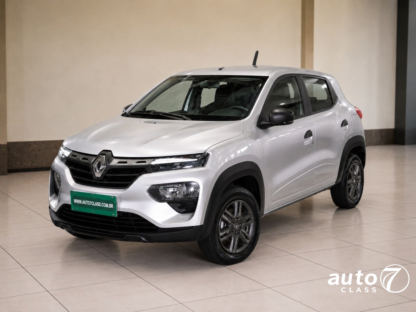 RENAULT KWID 1.0 12V SCE FLEX ZEN MANUAL Prata - Auto7 Class