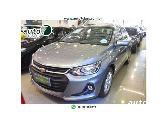 CHEVROLET ONIX 1.0 TURBO FLEX PLUS LTZ AUTOMÁTICO Prata - Auto7 Class
